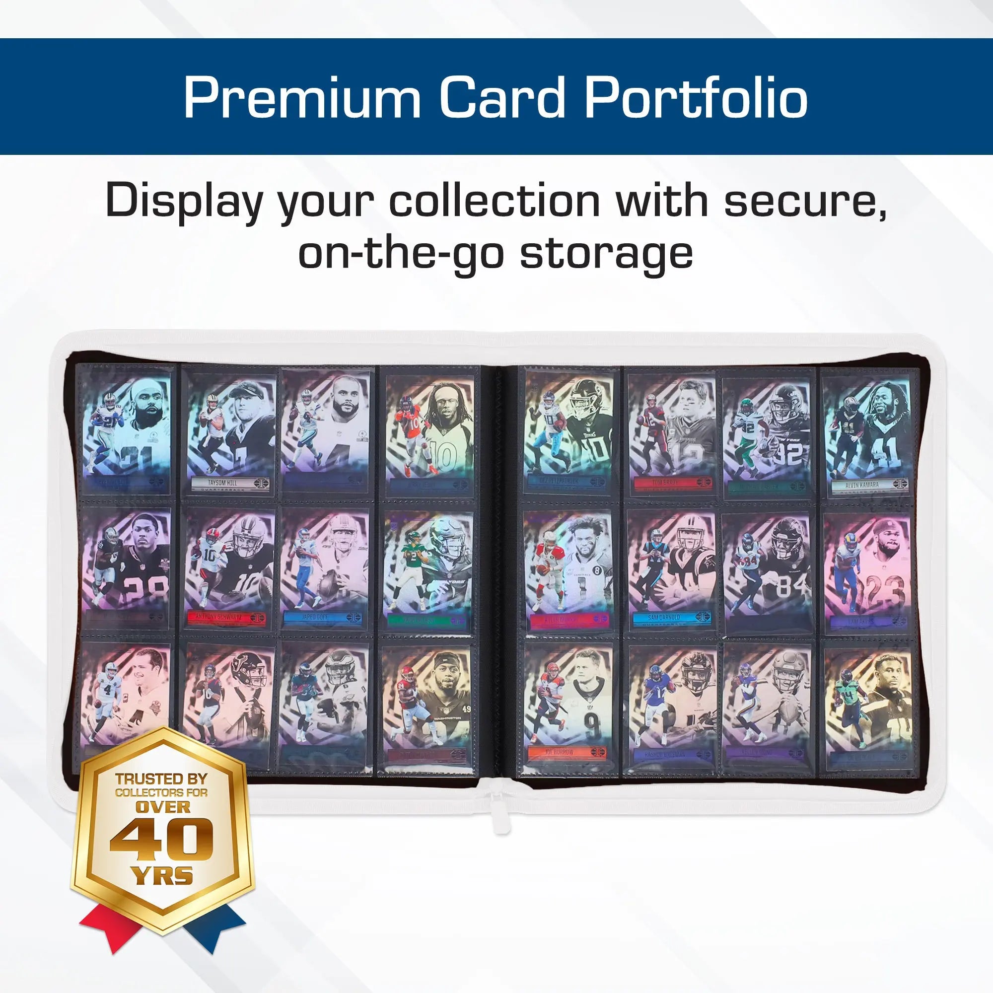 Z-Folio 12-Pocket LX Album - White - K&N Gaming LLC