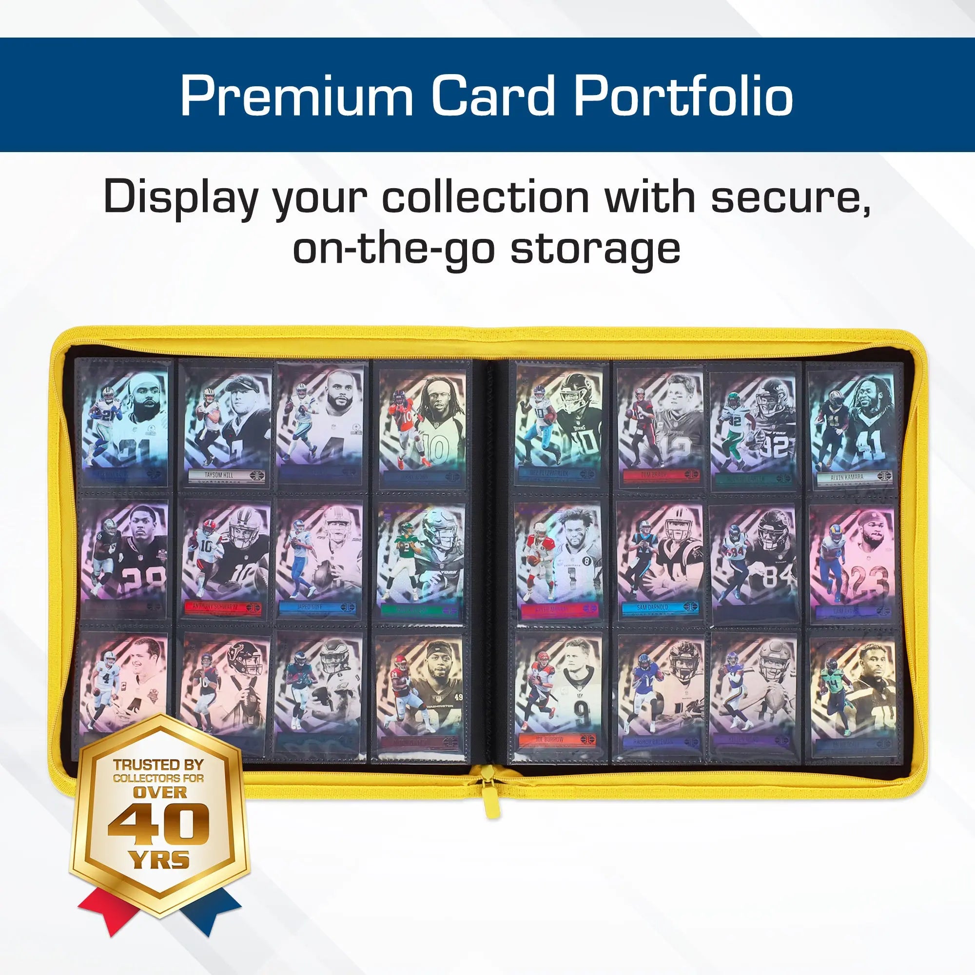 Z-Folio 12-Pocket LX Album - Yellow - K&N Gaming LLC