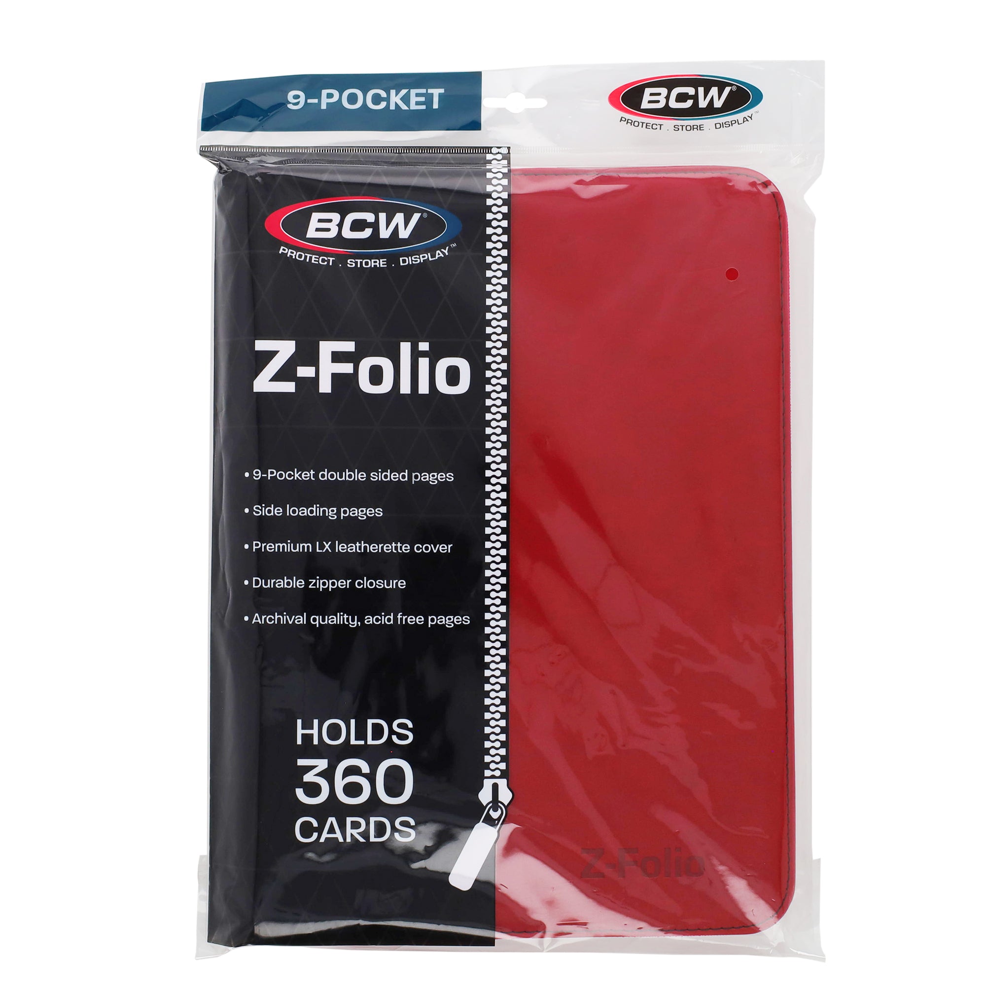 Z-Folio 9-Pocket Album - Red