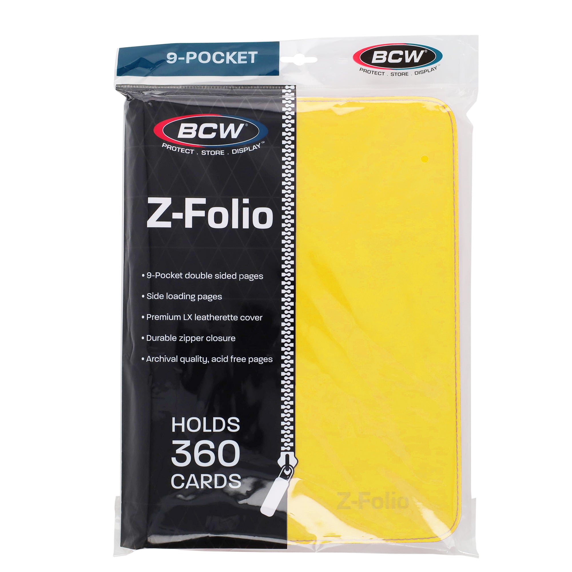 Z-Folio 9-Pocket Album - Yellow