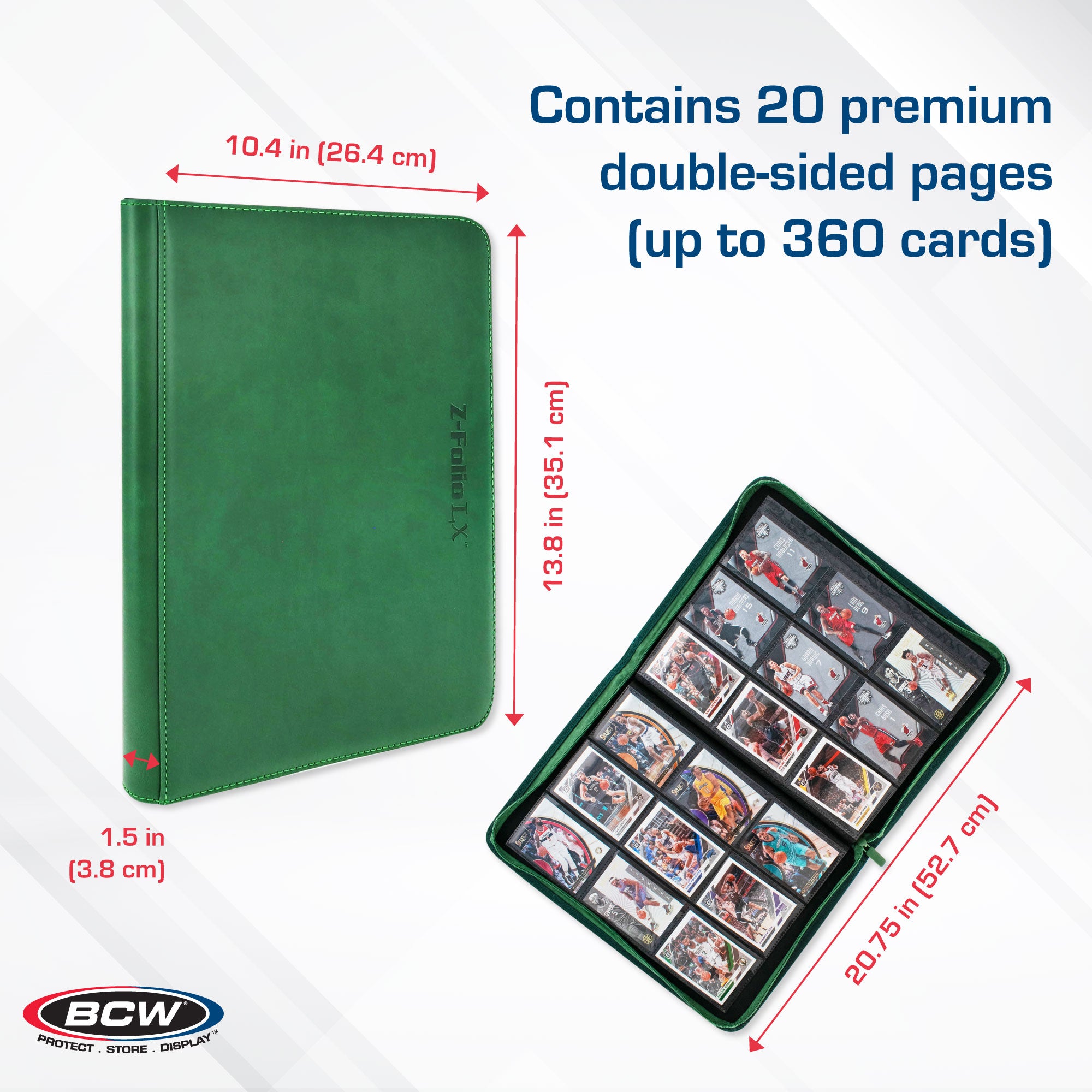 Z-Folio 9-Pocket Album - Green