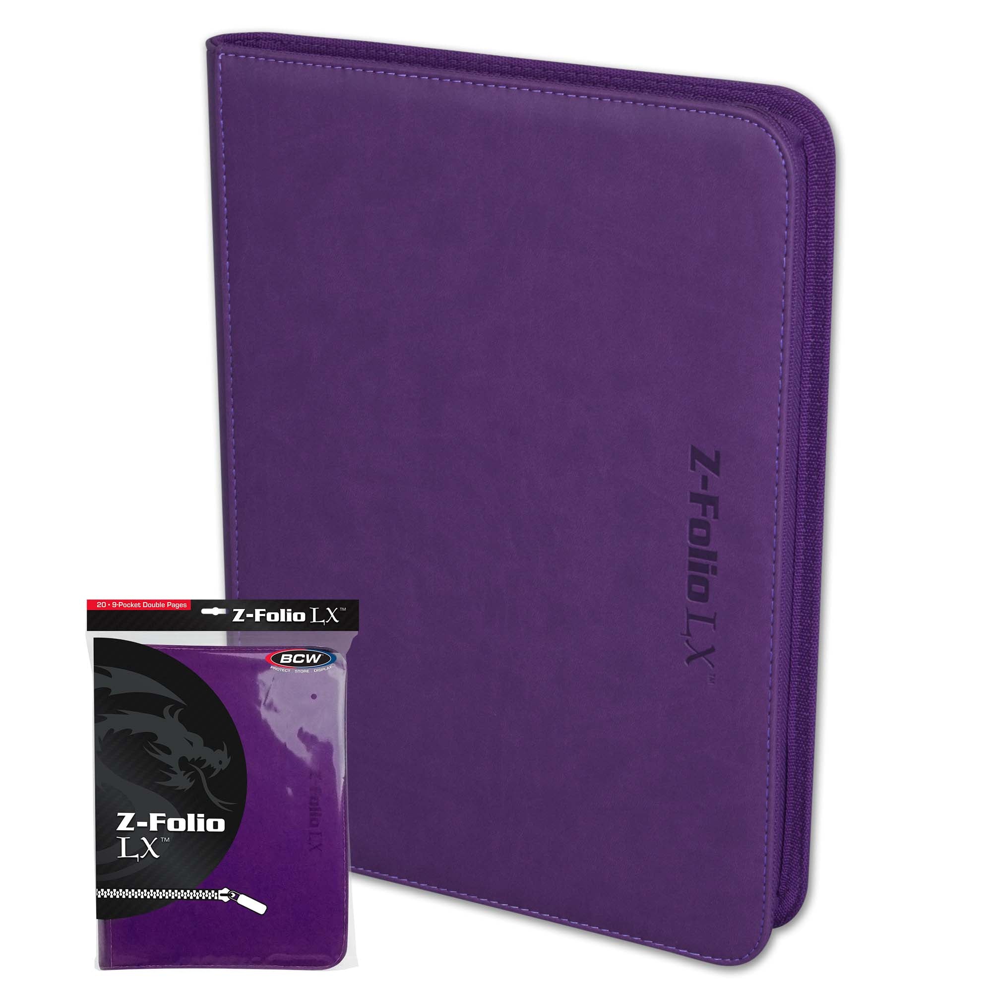 Z-Folio 9-Pocket Album - Purple
