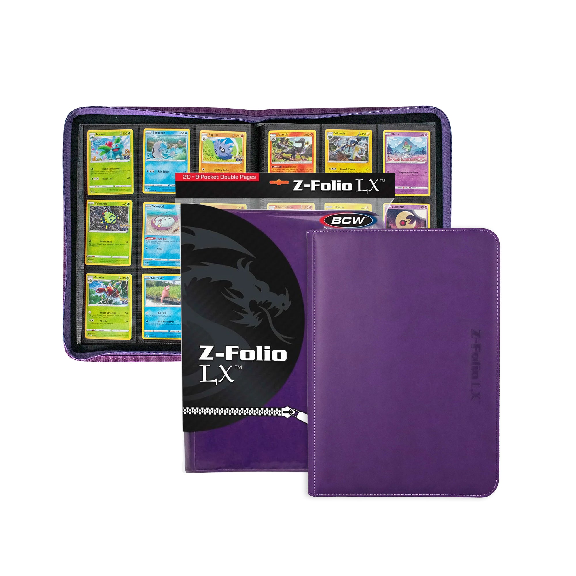 Z-Folio 9-Pocket Album - Purple