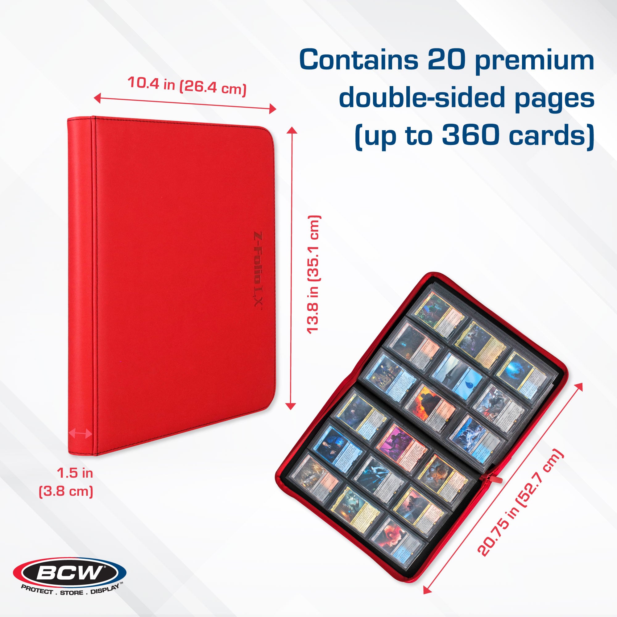Z-Folio 9-Pocket Album - Red