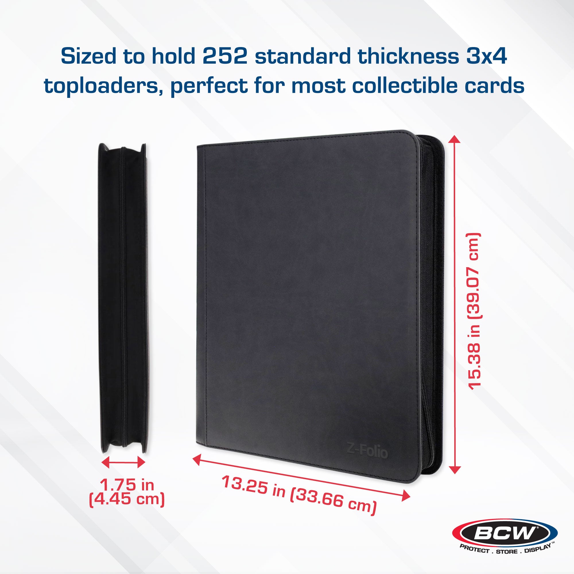 Z-Folio 9-Pocket LX Album - Toploaders - Black