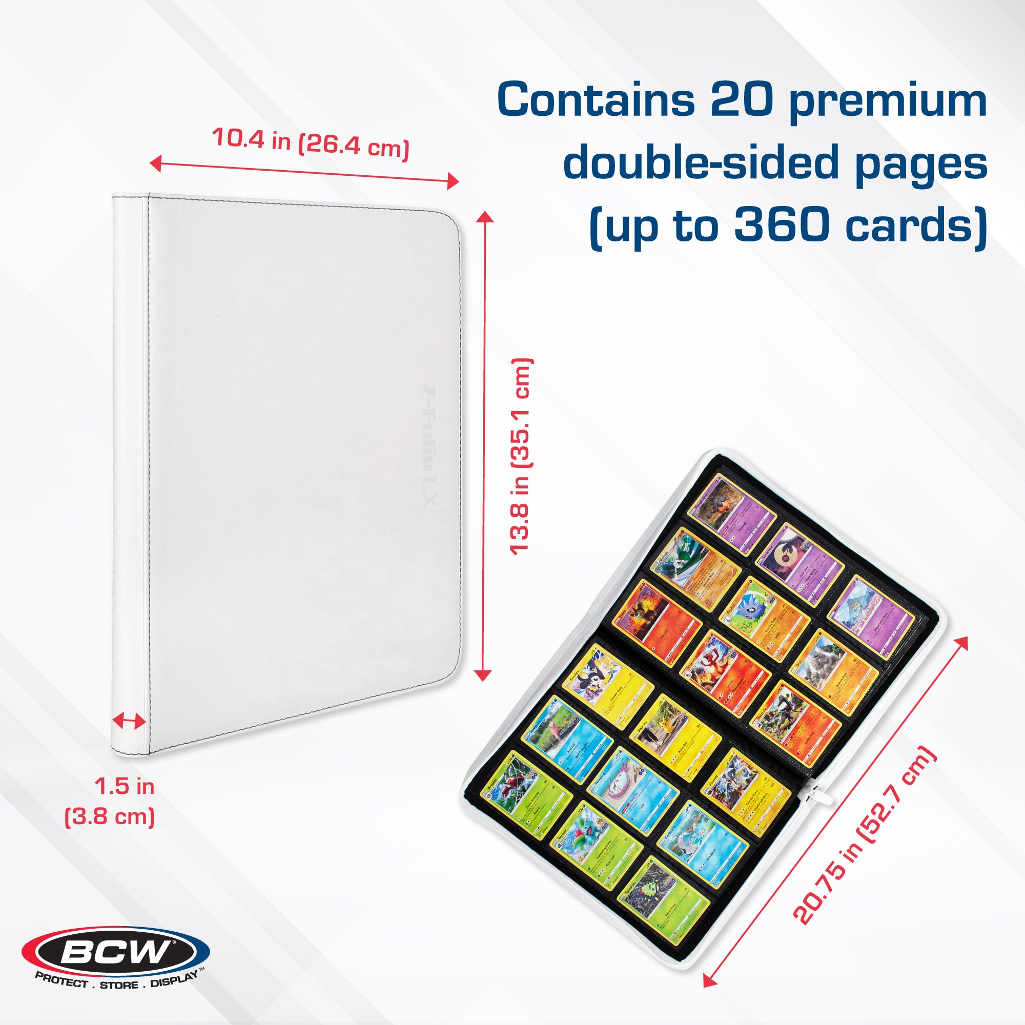 Z-Folio 9-Pocket Album - White