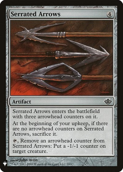 Serrated Arrows (Mystery Booster) Light Play