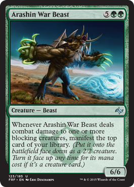 Arashin War Beast (Fate Reforged) Light Play Foil