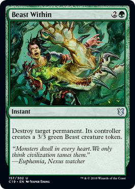 Beast Within (Commander 2019) Light Play