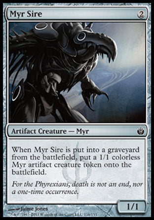 Myr Sire (Mirrodin Besieged) Light Play Foil