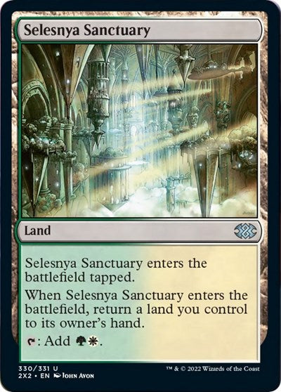 Selesnya Sanctuary (Double Masters 2022) Light Play