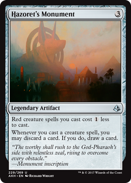 Hazoret's Monument (Amonkhet) Light Play