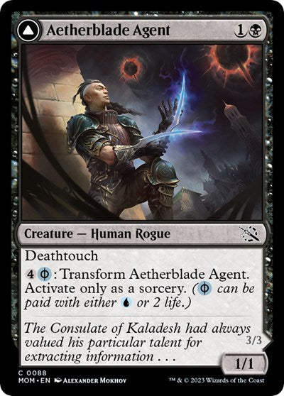 Aetherblade Agent (March of the Machine) Near Mint Foil