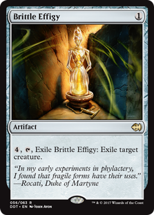 Brittle Effigy (Duel Decks: Merfolk vs Goblins) Light Play