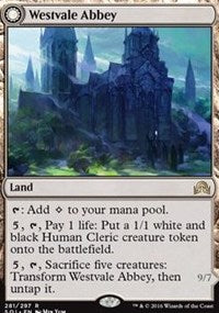 Westvale Abbey (Ormendahl Profane Prince) (Shadows Over Innistrad) Light Play Foil