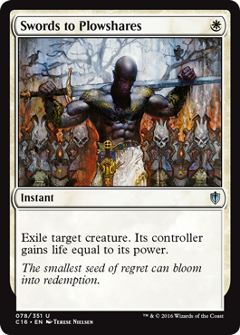 Swords to Plowshares (Commander 2016 Edition) Light Play