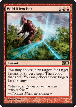Wild Ricochet (Magic 2014 Core Set) Light Play Foil