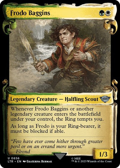 Frodo Baggins (Showcase Scrolls) (Universes Beyond: The Lord of the Rings: Tales of Middle-earth) Light Play