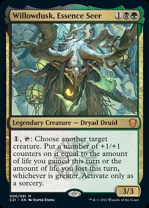 Willowdusk, Essence Seer (Commander 2021 Strixhaven) Light Play Foil