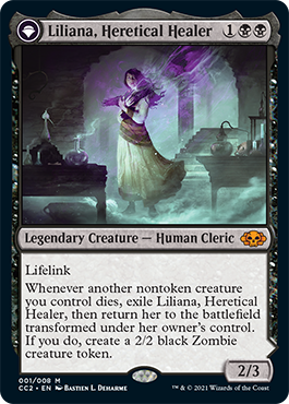 Liliana, Heretical Healer (Commander Collection: Black) Light Play