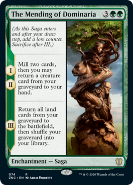The Mending of Dominaria (Commander 2020 Zendikar Rising) Light Play