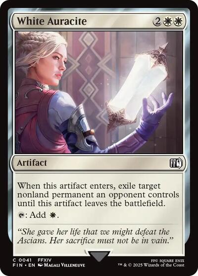 White Auracite (Universes Beyond: FINAL FANTASY) Near Mint Foil