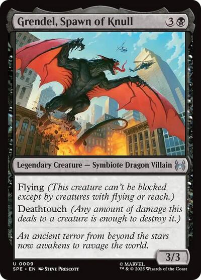 Grendel, Spawn of Knull (Marvel's Spider-Man: Eternal-Legal) Near Mint Foil