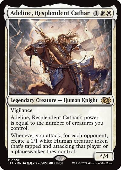 Adeline, Resplendent Cathar (Anime) (Foundations Jumpstart) Near Mint