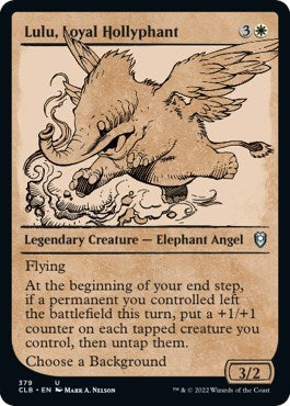 Lulu, Loyal Hollyphant (Showcase) (Commander Legends: Battle for Baldur's Gate) Near Mint