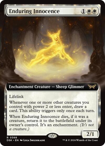Enduring Innocence (Extended Art) (Duskmourn: House of Horror) Light Play