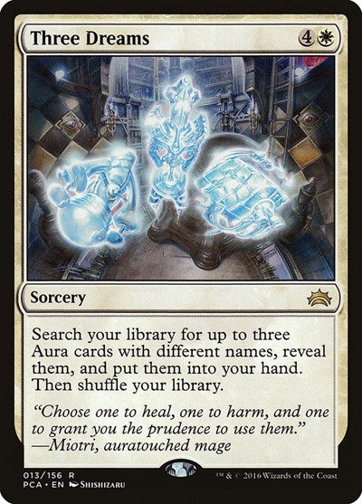 Three Dreams (Planechase Anthology) Light Play
