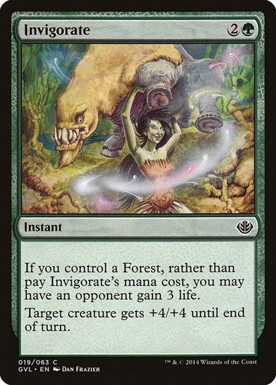 Invigorate (Duel Decks: Anthology) Light Play