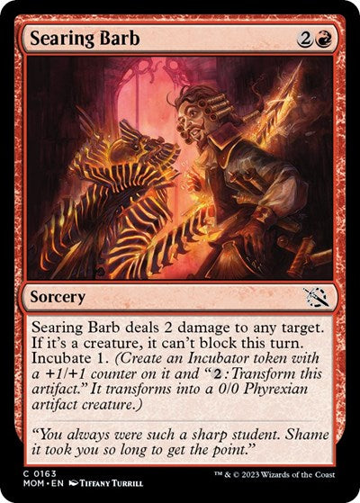 Searing Barb (March of the Machine) Near Mint Foil