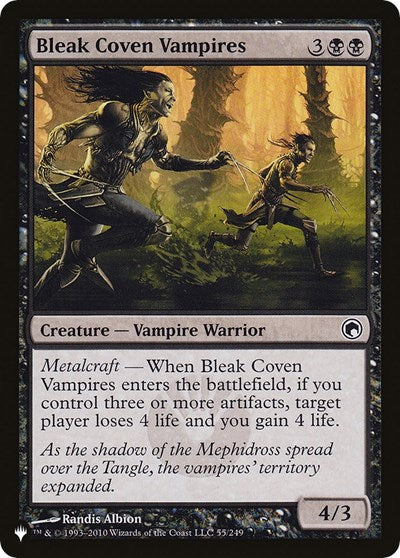 Bleak Coven Vampires (The List) Light Play