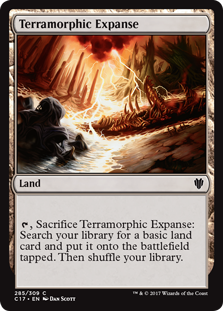 Terramorphic Expanse (Commander 2017) Light Play
