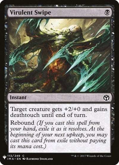 Virulent Swipe (Mystery Booster) Light Play