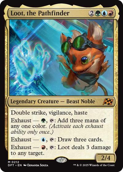 Loot, the Pathfinder (Aetherdrift) Near Mint Foil