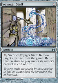 Voyager Staff (Ravnica) Light Play