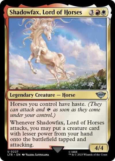 Shadowfax, Lord of Horses (Universes Beyond: The Lord of the Rings: Tales of Middle-earth) Near Mint Foil