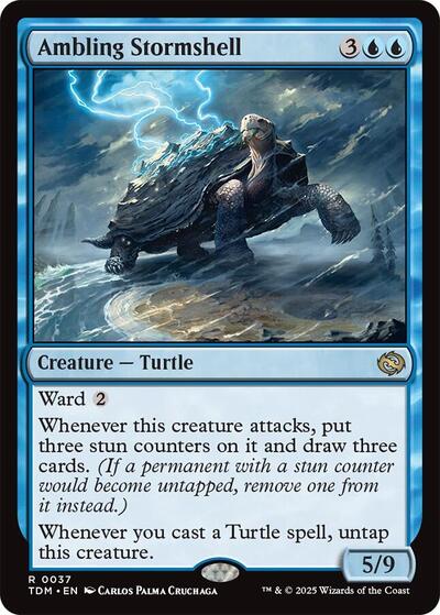 Ambling Stormshell (Tarkir: Dragonstorm) Light Play