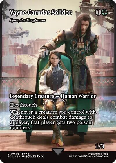 Vayne Carudas Solidor - Fynn, the Fangbearer (Showcase) (Universes Beyond: FINAL FANTASY: Through the Ages) Near Mint