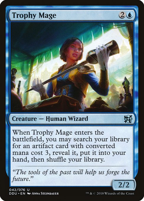 Trophy Mage (Duel Decks: Elves vs Inventors) Light Play