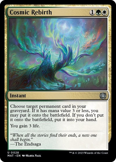 Cosmic Rebirth (March of the Machine: The Aftermath) Light Play Foil