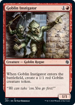 Goblin Instigator (Jumpstart) Light Play