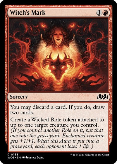 Witch's Mark (Wilds of Eldraine) Near Mint Foil