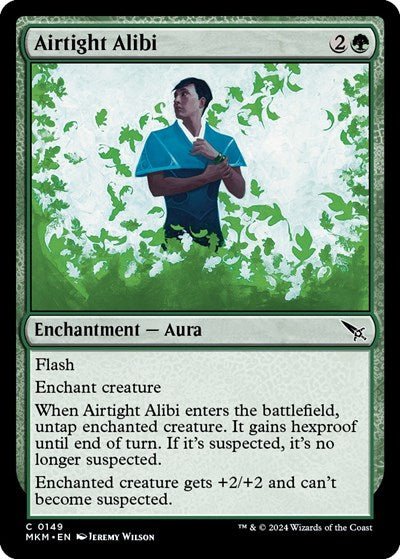 Airtight Alibi (Murders at Karlov Manor) Light Play Foil