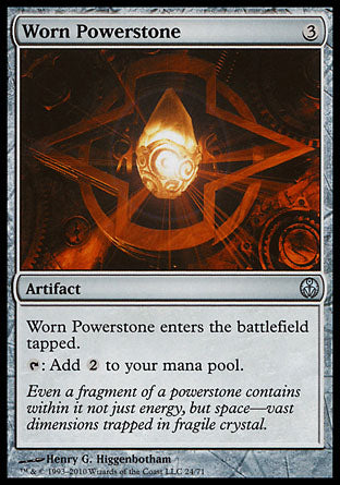 Worn Powerstone (Duel Decks: Phyrexia vs The Coalition) Light Play