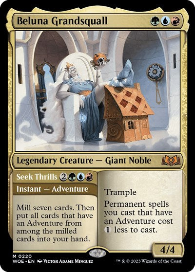 Beluna Grandsquall (Wilds of Eldraine) Near Mint Foil