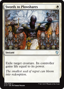 Swords to Plowshares (Commander 2017) Light Play