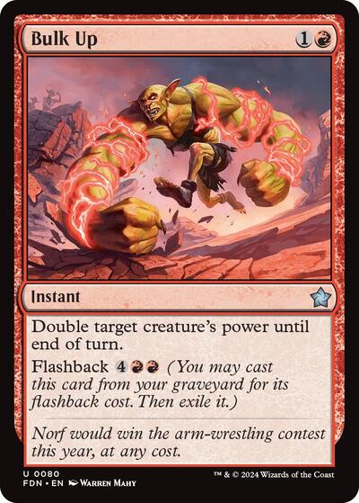 Bulk Up (Foundations) Light Play Foil